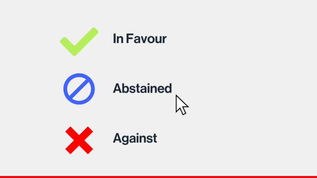 red flare voting widget